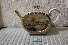 Vintage Sandler Barrel Tea Pot