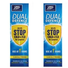 2 x Boots DUAL DEFENCE Nasal