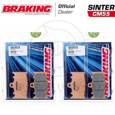4 BRAKE PADS ANTERIOR BRAKING