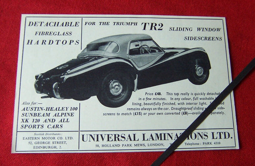 Triumph tr2 universal - tr2,
