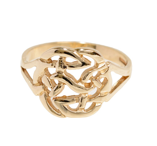 Vintage 9ct gold celtic - vintage,
