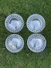 Wolseley Chrome Wheel Hub Caps- 14 Inch Set of 4 Used