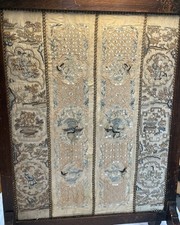 Chinese Qing Embroidered Silk