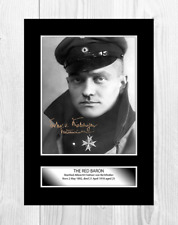 Red Baron 1 Manfred von Richthofen A4 reproduction poster Choice of frame