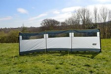 Maypole MP9524 4 Pole 3 Panel Strong Windbreak Beach Camping Wind Shelter Screen
