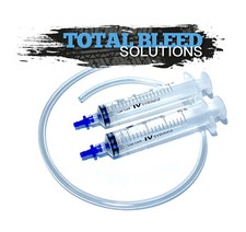 TBS MOTORCYCLE BIKE REVERSE BRAKE BLEEDING KIT ONE MAN 2X SYRINGES. 3000+ Sold!