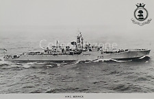 British Royal Navy Vessel Photograph HMS Berwick F115 Rothesay class 5.5x3.5"
