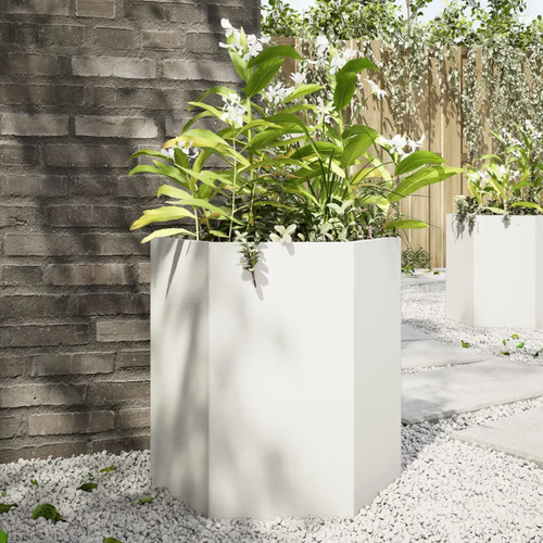 Walplus white hexagon steel - walplus,
