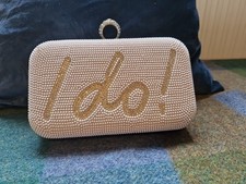 I Do Crystal And Pearl Clutch