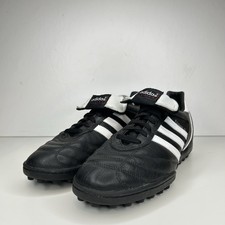 Adidas Kaiser 5 Team Astro Football Boots Mens UK 11 3G/4G Black Leather