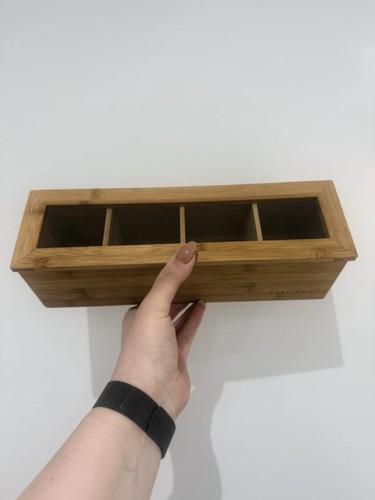 Smukke kitchen bamboo tea box - bamboo,