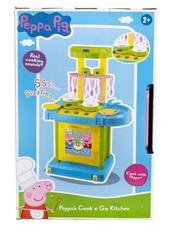 Peppa Pig Cook 'N' Go Kitchen Electronic with Oven Sink Toy Kitchen Set With Acc