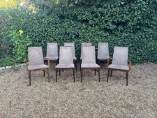VINTAGE MID CENTURY DANISH ROSEWOOD DINING CHAIRS DYRLUND