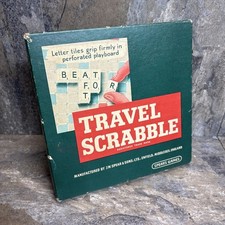 Vintage Travel Scrabble Board