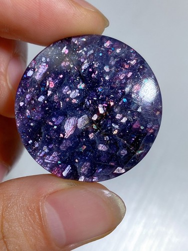 Blood drop iolite - iolite, sunstone