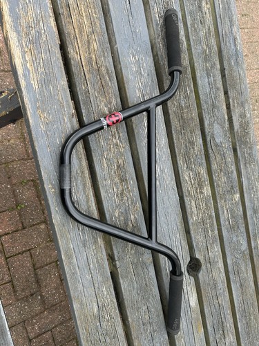 Black bmx handlebars with - black,