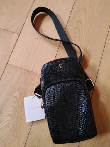 Primark black faux leathermini - black,