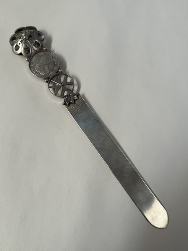 Antique silver letter - silver,