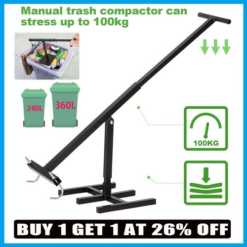 Wheelie bin compactor dustbin - wheelie,