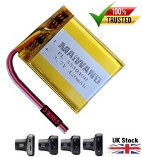 Replacement Lithium A GRADE 420 mAh Battery for Nextbase Dash Camera 522GW 322WG