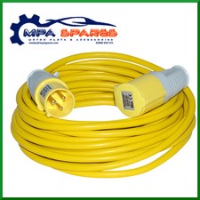 14 METRE 16 AMP 110 VOLT PROFESSIONAL GENERATOR EXTENSION CABLE THROW LEADS