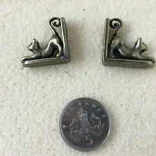 Dolls House CAT BOOKENDS Book