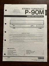 Yamaha P-90M Stereo Turntable