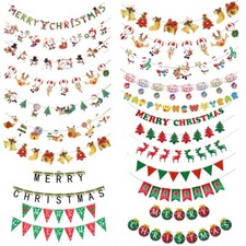 Merry Christmas Banner Bunting