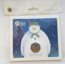 2019 Royal Mint The Snowman & James 50p Fifty Pence BU Coin in Presentation Pack