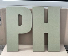 Large 40cm wooden letters - 40cm, &