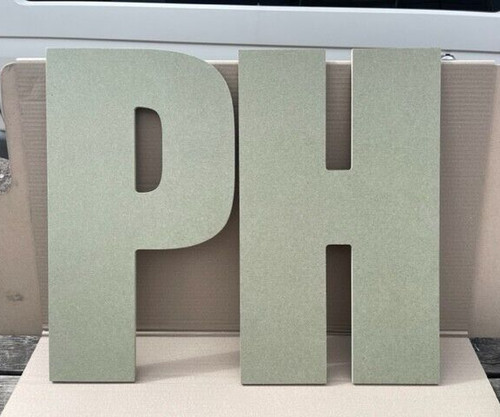 Large 40cm wooden letters - large,