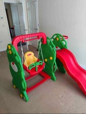 Outdoor Swing and Slide Set