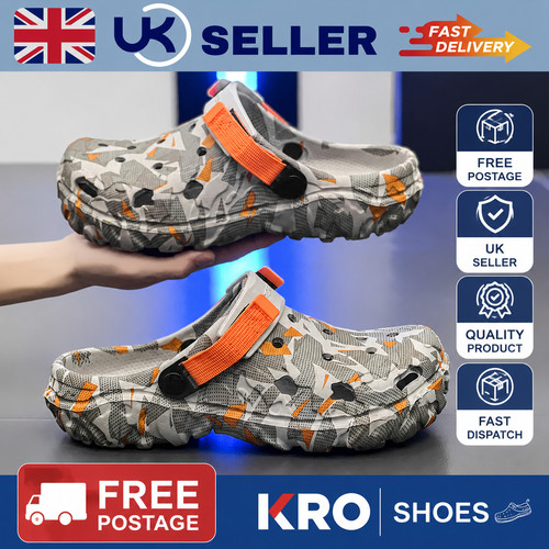 New men camo slip on - new,