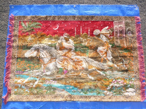 Arabian nights woven tapestry - nights,