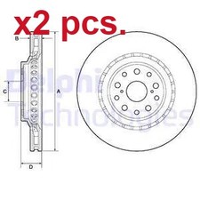 X2 PCS FRONT / BRAKE DISC