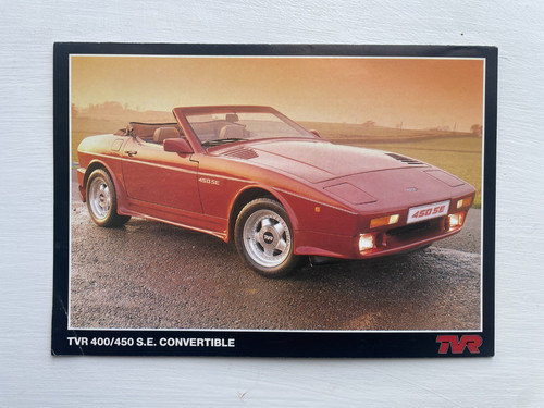 Tvr 400se 450se sales - 450se, uk