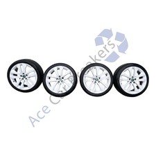 Skoda Fabia VRS 5J 10-14 17" Alloy Wheel Set (White) 7Jx17 H2 ET41 5J0601025T