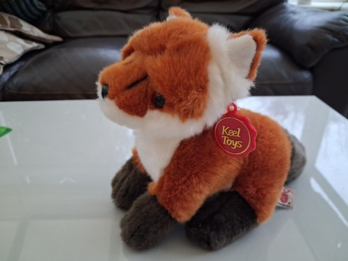 Keel toys red woodland fox - red,