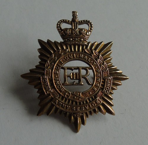 Royal army service corps brass - army,