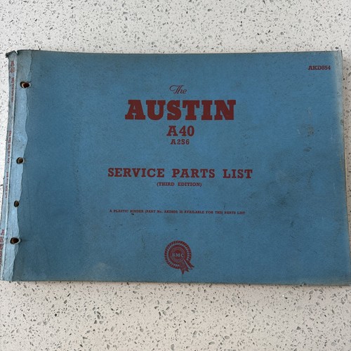 Austin a40 service parts - austin,
