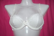 M&S Per Una Plunge Bra Underwired Non Padded White UK 30D BNWOT