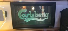 Carlsberg Lager Vintage Bar Sign Good Working Order 