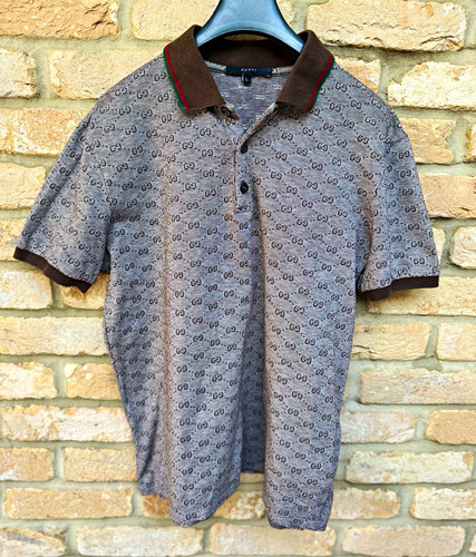 Gucci monogram polo shirt - gucci,