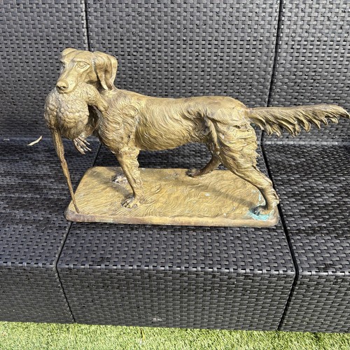 Bronze gun dog - bronze,