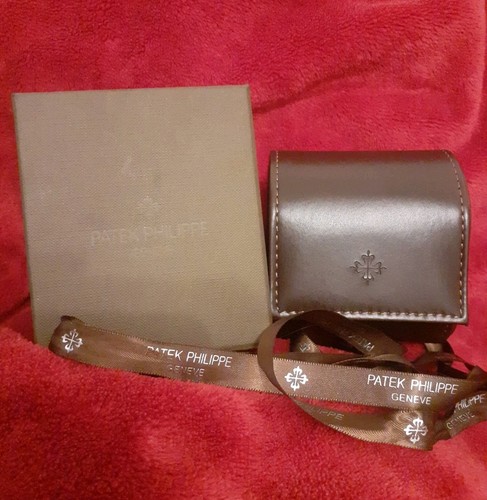 Leather travel pouch - leather, patek