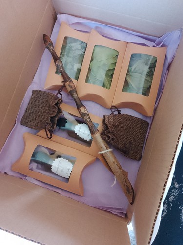 Herbs oils wand gift - wand, box