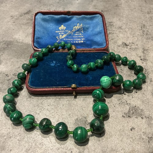 Vintage genuine malachite - vintage,