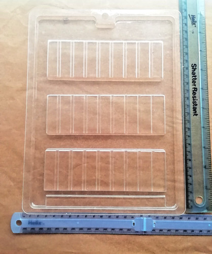 Chocolate bar mould slim 3 - chocolate, mould/
