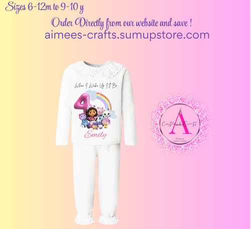 Personalised birthday gabbys - personalised,