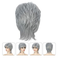  1Pc Stylish Short Grey Silver